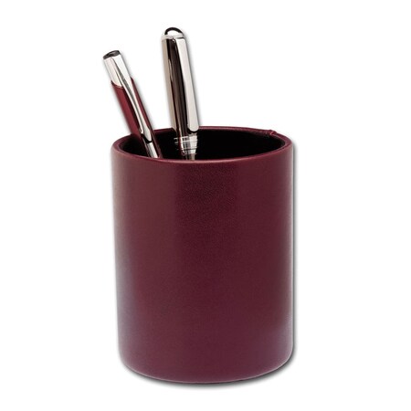 Dacasso Two-Tone Leather Round Pencil Cup AG-7010